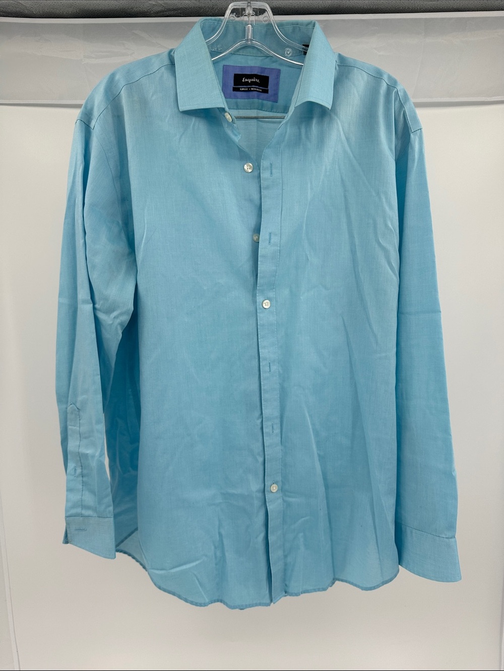 Light Blue Long-Sleeve Dress Shirt by